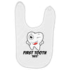 First Tooth Date Baby Bibs