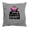 every second counts Throw Pillow