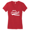 worlds greatest plumber Women's V-Neck T-Shirt