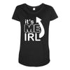 me irl Maternity Scoop Neck T-shirt