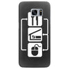 v2 eat sleep computer mouse Samsung Galaxy S7 Edge Case