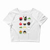 cupcake costume party Crop Top