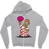 zombified big boy Zipper Hoodie