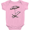 beach umbrella Baby Bodysuit