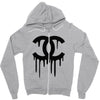 SIMPLE ART Zipper Hoodie