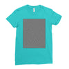 optical illusion skull, ideal gift or birthday present. Ladies Fitted T-Shirt