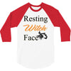 resting witch face   fall t shirt   funny halloween 3/4 Sleeve Shirt