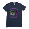sometimes you have to throw on the hat! Ladies Fitted T-Shirt
