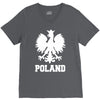 poland polska polish football flag new V-Neck Tee