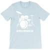 drummer drum kit indie rock music T-Shirt