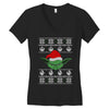 yoda ugly christmas sweater Women's V-Neck T-Shirt