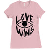 love wins Ladies Fitted T-Shirt