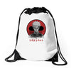 red sun uzumak Drawstring Bags