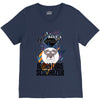 who loves miniatur schnauzer V-Neck Tee