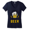 my other coffee is craft beer Women's V-Neck T-Shirt