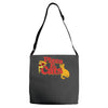 pizza and cats Adjustable Strap Totes