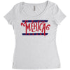 merica Women's Triblend Scoop T-shirt