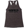 gamer since birth Racerback Tank