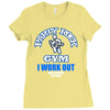 party rock gym i work out lmfao sexy and i kow it Ladies Fitted T-Shirt