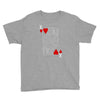 king of hearts playing card Youth Tee