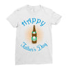 happy father's day Ladies Fitted T-Shirt