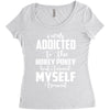 i was addicted to the hokey pokey Women's Triblend Scoop T-shirt