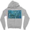 Van Gogh  Blossoming Almond Zipper Hoodie