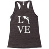love dolphin Racerback Tank