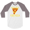 will plie for pizza 3/4 Sleeve Shirt