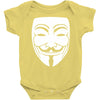 anonymous mask Baby Onesie