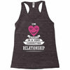 I Am Actually In A Very Commited Relationship Racerback Tank