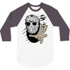 hockey mask halloween 3/4 Sleeve Shirt