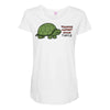 normal ass turtle Maternity Scoop Neck T-shirt