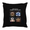 select your co pilot Throw Pillow