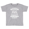 Super Cool Pops Of A Freaking Awesome Granddaughter Toddler T-shirt