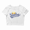 Sunday Funday Crop Top