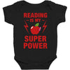 Reading Is My Superpower Baby Bodysuit