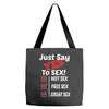 Yes To Sex! Tote Bags