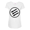 antifa arrows Maternity Scoop Neck T-shirt