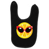 Lemon with Disco Glasses Baby Bibs