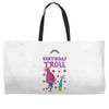 birthday troll Weekender Totes