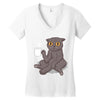 catffeinated Women's V-Neck T-Shirt