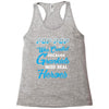 Pop-pop Was Created because Grankids Need Real Heroes Racerback Tank