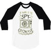 be aware of the spy crowave 3/4 Sleeve Shirt