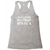 i'm in a serious relationship with pizza Racerback Tank