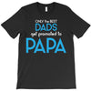 Only the Best Dads get Promoted to Papa T-Shirt
