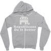 republican Zipper Hoodie