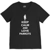 keep calm and love parrots V-Neck Tee