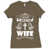 I Am One Blessed Wife Ladies Fitted T-Shirt