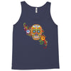 women's sugar skull purple Tank Top